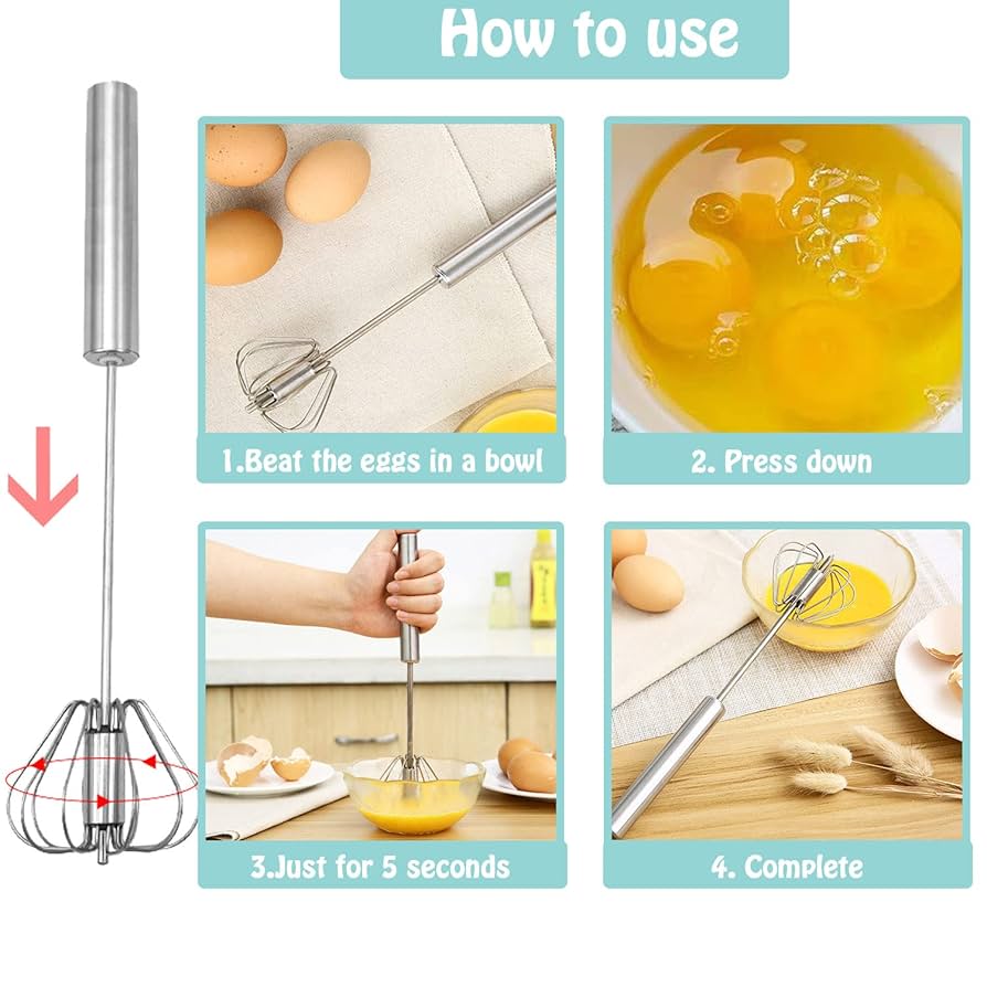 Smooth- Action Hand Whisk