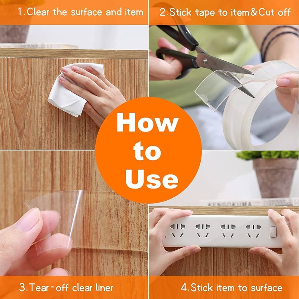 Ultra Strong Reusable Nano Tape